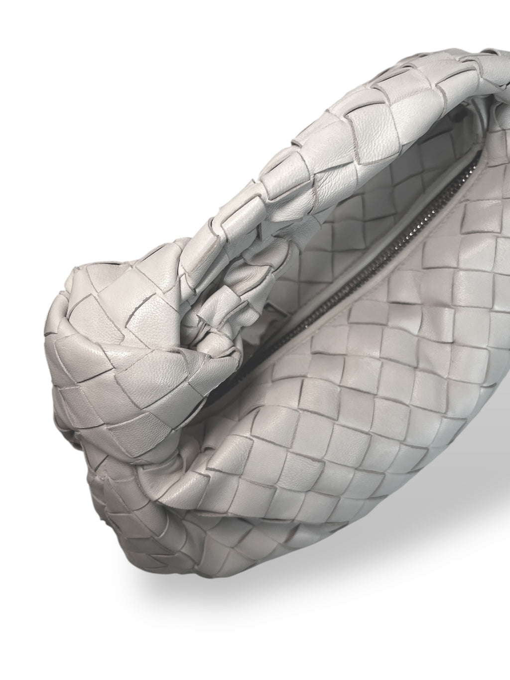 Bottega Veneta Mini Jodie in Chalk