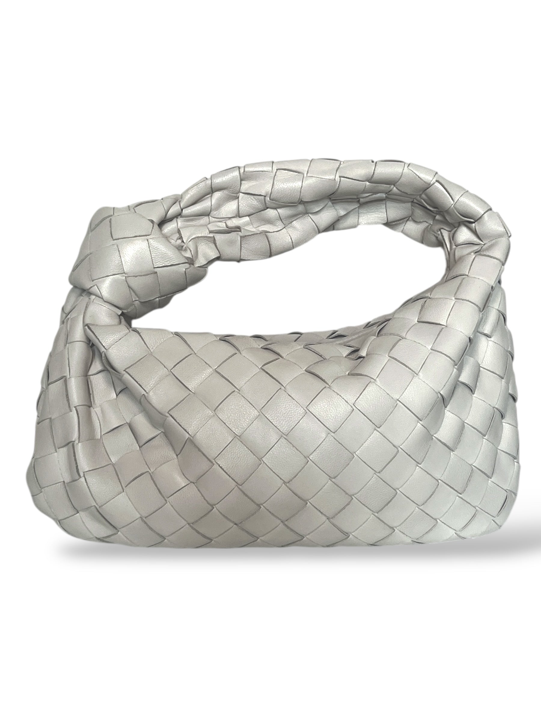 Bottega Veneta Mini Jodie in Chalk