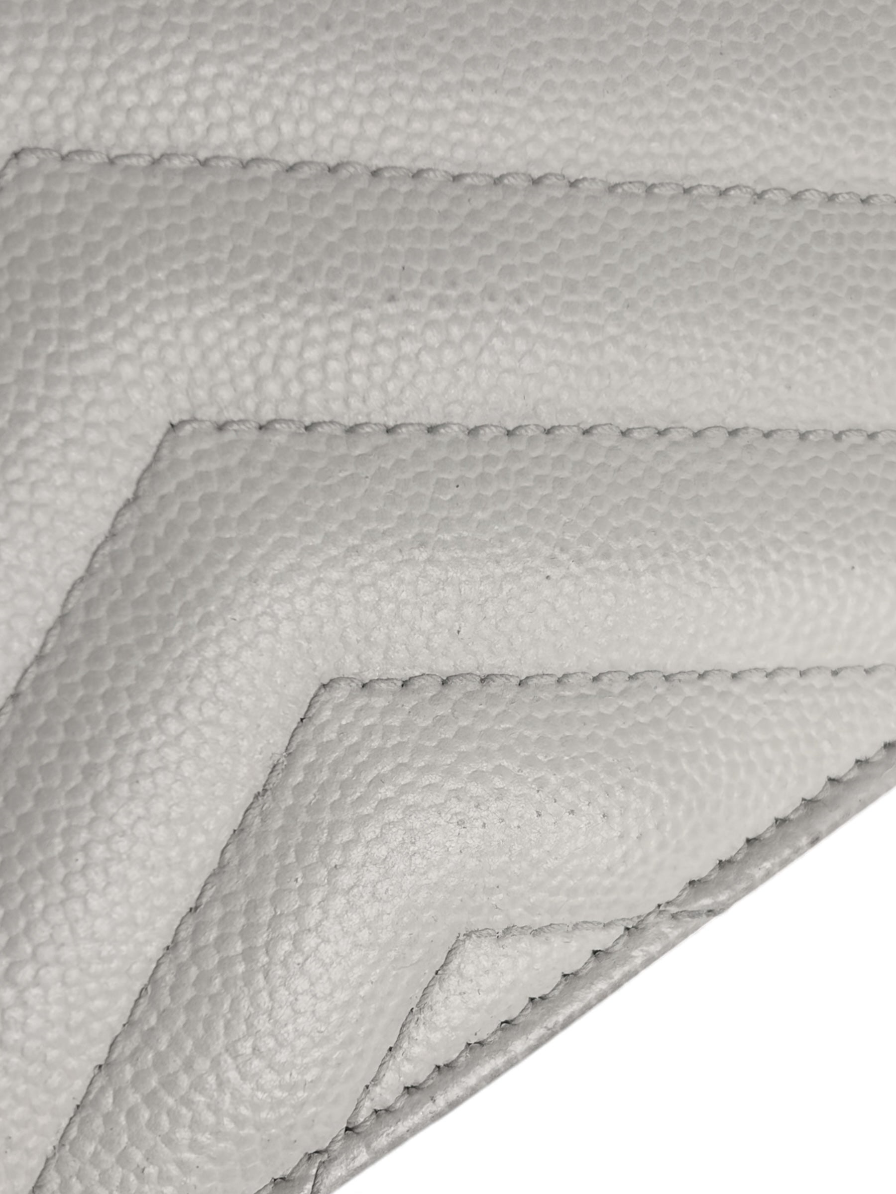 Saint Laurent White Wallet on Chain