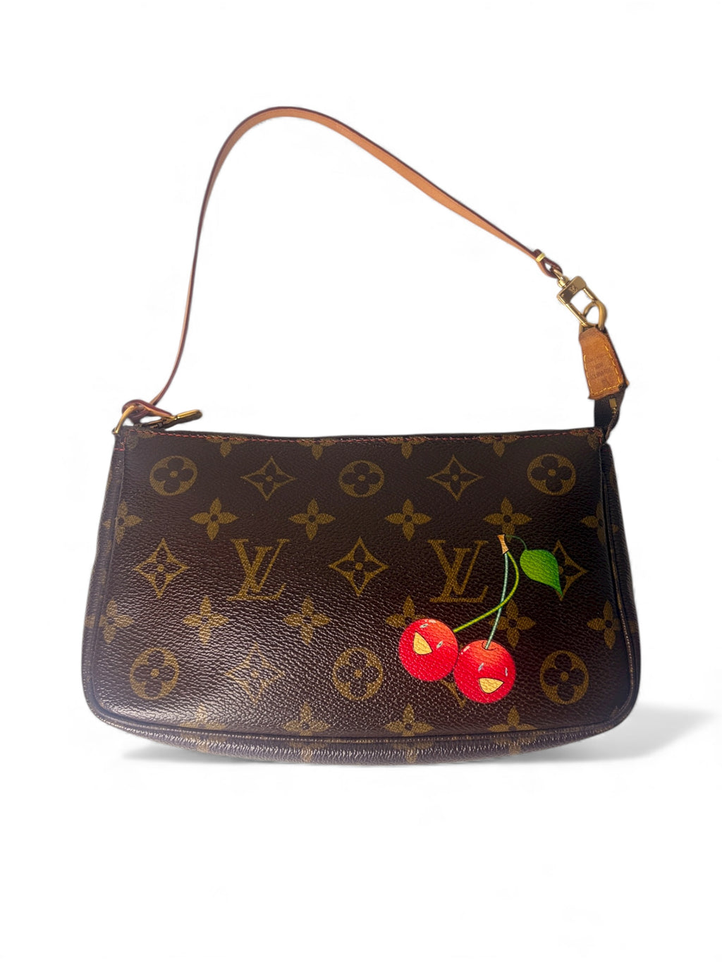 Louis Vuitton x Takashi Murakami Cherry Monogram Pochette